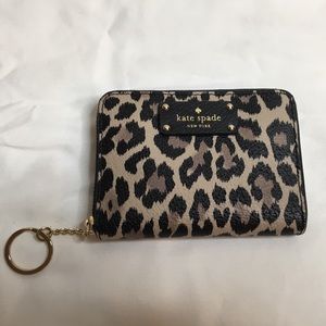 Kate Spade Groove Street Leopard Wallet
